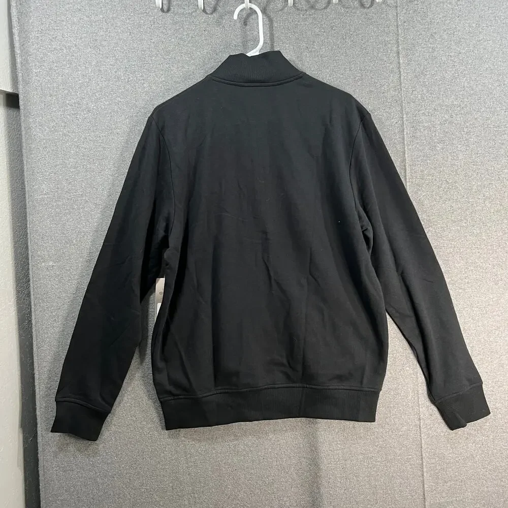 Skechers Men's Hoodless Hoodie GoWalk Everywhere Jacket Bold Black Size Medium